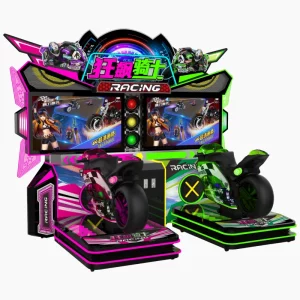 Racing Rider-2-player high quality stimulated motorcycle arcade racing video game machine